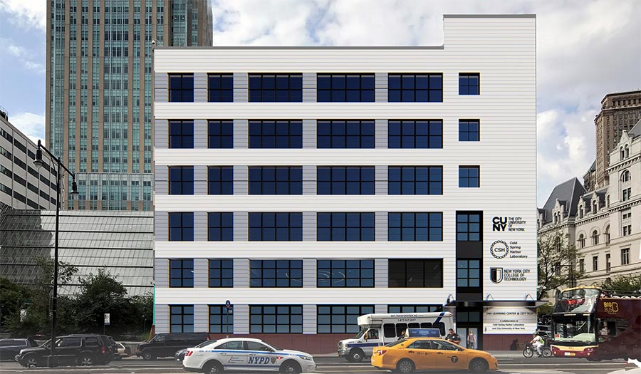 DNALC NYC facade rendering