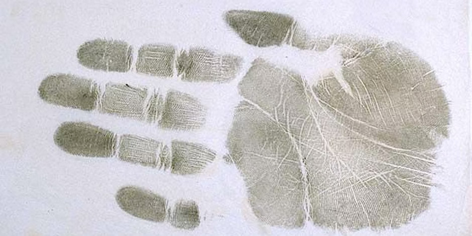 Image of a handprint